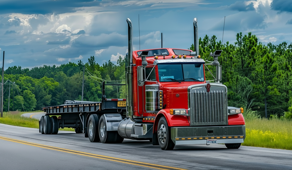 Flatbed truck dispatching